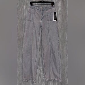 Steve Madden Light Gray Straight Jeans